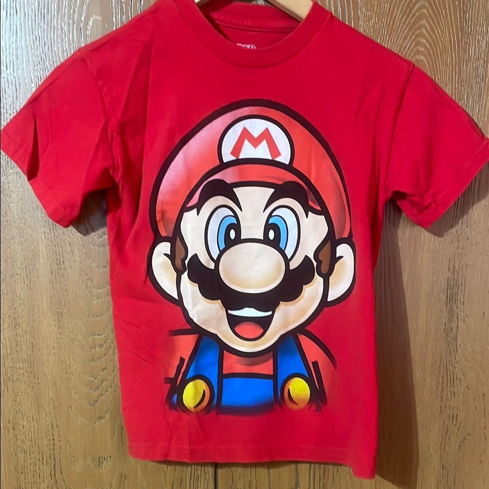 Red Mario Kids T-Shirt